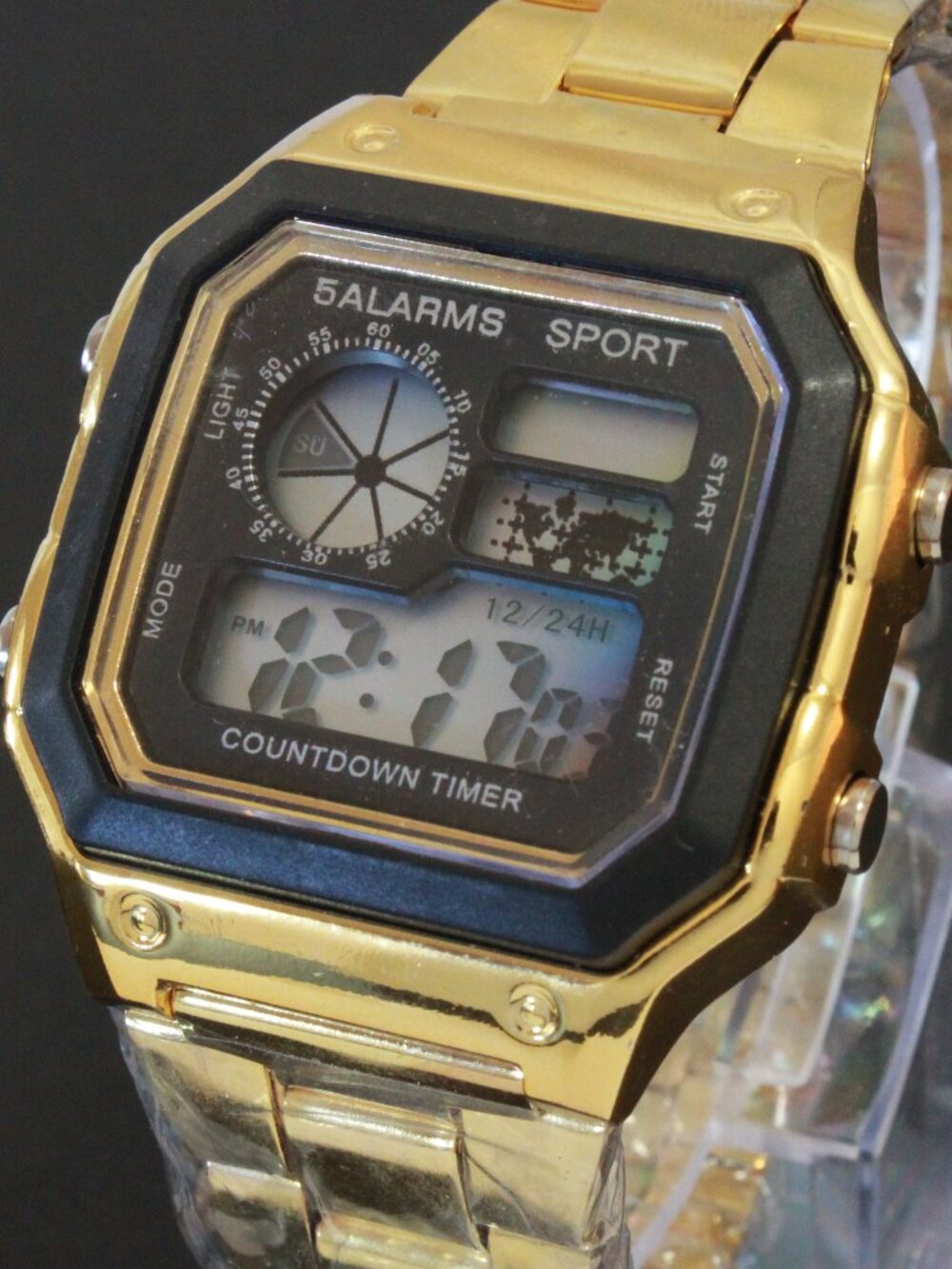 Royal Style Dual Time Alarm Stop Watch Count Down Timer - Picture 7 of 12